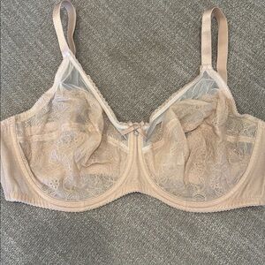Wacoal Retro Chic Full Figure Underwire Bra Size 42D Tan